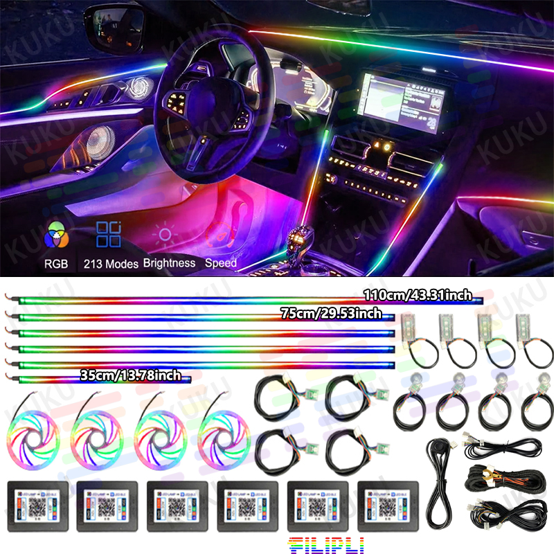 6 in 1 Exclusive Car LED Inter - Interior Design Visualizer ulasan dan harga