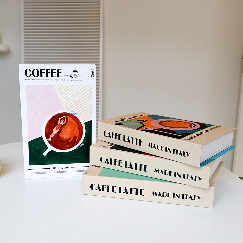 Coffee Lover Book Ornaments Lu - Interior Design Book ulasan dan harga