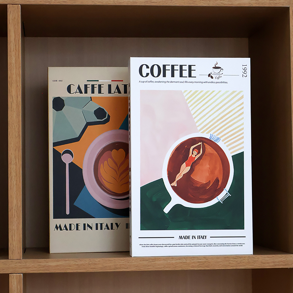 Coffee Lover Book Ornaments Lu - Interior Design Book ulasan dan harga
