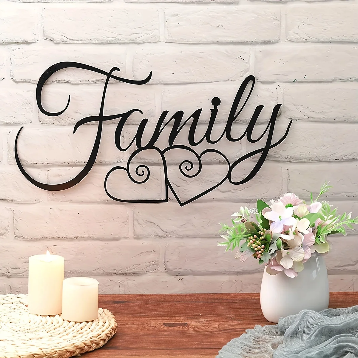 CIFBUY Family Wall Sign Metal  - Interior Design Modern ulasan dan harga