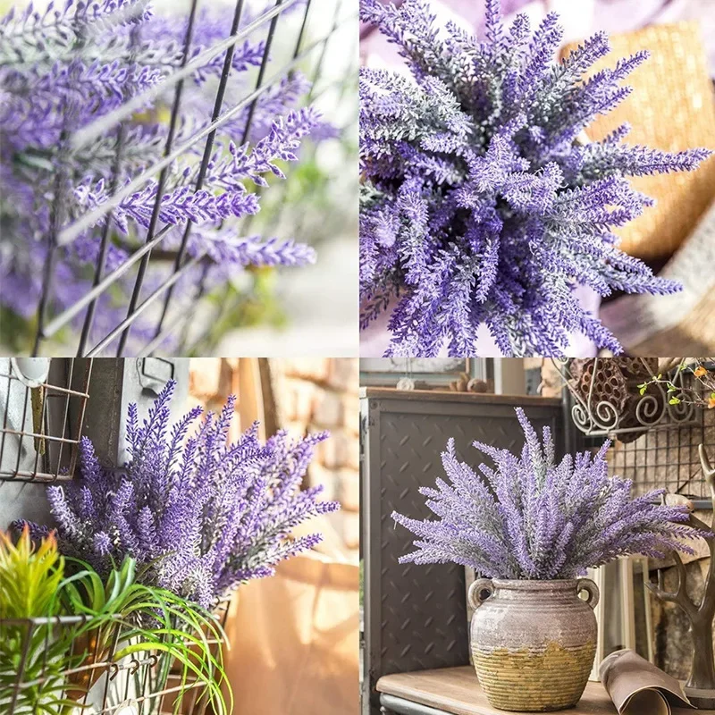 1 Bundle Purple Artificial Lav - Interior Design Office ulasan dan harga