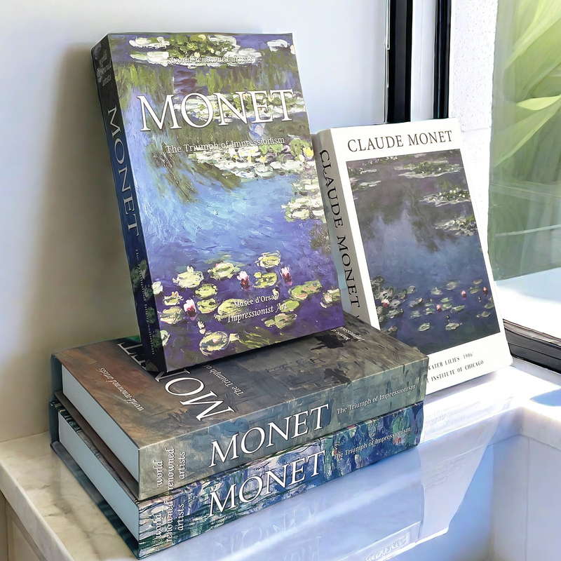 Boho Monet Decorative Books Lu - Interior Design Book ulasan dan harga