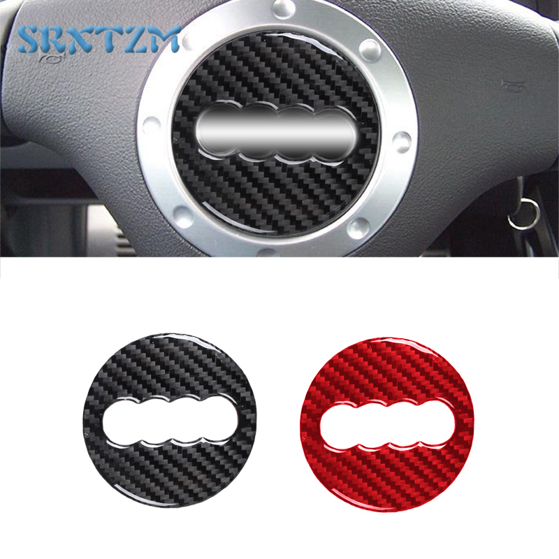 Car Carbon Fiber Steering Whee - Interior Design Logo ulasan dan harga