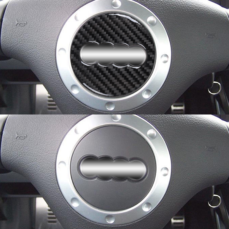 Car Carbon Fiber Steering Whee - Interior Design Logo ulasan dan harga
