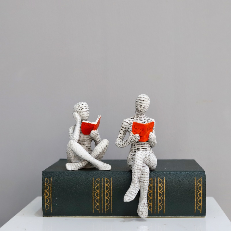 1Pc, Reading Paper Pulp Woman  - Interior Design Book ulasan dan harga